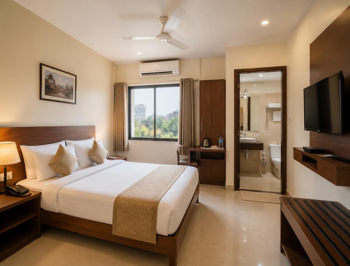 Standard Non-AC Room at India Hotel, Tekatali Maynaguri
